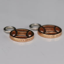 Load image into Gallery viewer, RETIRED Ti Sento hoop charms in sterling silver