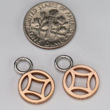 Load image into Gallery viewer, RETIRED Ti Sento hoop charms in sterling silver