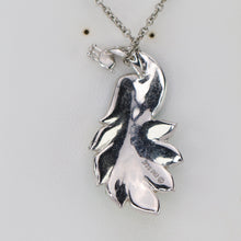 Load image into Gallery viewer, Sterling silver peacock necklace