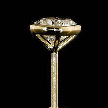 Load image into Gallery viewer, SPECIAL!  Lab grown 1ctw E-F/VS Antique Cushion Cut lab grown diamond studs in 14k yellow gold