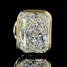 Load image into Gallery viewer, SPECIAL!  Lab grown 1ctw E-F/VS Radiant Cut lab grown diamond studs in 14k yellow gold