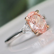 Load image into Gallery viewer, SPECIAL!  2.20ct Fancy Vivid Pink lab grown diamond ring in 14k gold