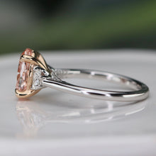 Load image into Gallery viewer, SPECIAL!  2.20ct Fancy Vivid Pink lab grown diamond ring in 14k gold