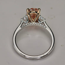Load image into Gallery viewer, SPECIAL!  2.20ct Fancy Vivid Pink lab grown diamond ring in 14k gold