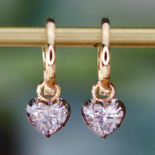 Load image into Gallery viewer, SPECIAL! Lab Grown Diamond huggie drops in 14k yellow gold
