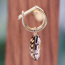 Load image into Gallery viewer, SPECIAL! Lab Grown 3.03ctw Diamond huggie drops in 14k yellow gold
