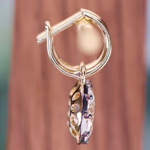 Load image into Gallery viewer, SPECIAL! Lab Grown 3.09ctw Diamond huggie drops in 14k yellow gold