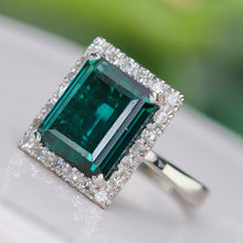 Load image into Gallery viewer, 40% OFF!  Estate Blue/Green tourmaline and diamond ring in platinum