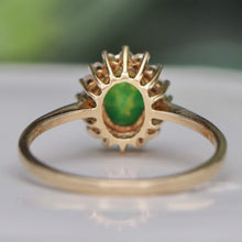 Load image into Gallery viewer, SPECIAL!  Ethiopian green Opal ring in yellow gold