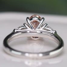 Load image into Gallery viewer, SPECIAL!  2ct Fancy pink lab grown diamond ring in 14k white gold