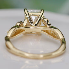 Load image into Gallery viewer, SPECIAL!  2.50ctw radiant cut lab grown diamond ring in 14k yellow gold