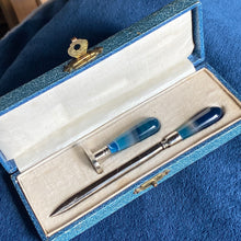 Load image into Gallery viewer, Antique letter opener and stamp set