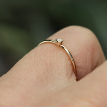 Load image into Gallery viewer, SPECIAL!  Dainty diamond ring in 14k yellow gold