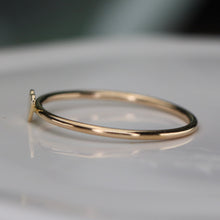 Load image into Gallery viewer, SPECIAL!  Dainty heart ring in 14k yellow gold