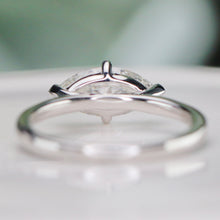 Load image into Gallery viewer, SPECIAL!  1.25ct Marquise cut lab grown diamond solitaire F/VS in 14k white gold