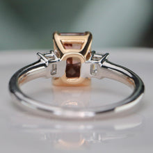 Load image into Gallery viewer, SPECIAL!  EFFY 1.88ctw Raspberry pink lab grown diamond Ring in 14k white and rose gold
