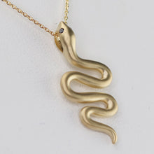 Load image into Gallery viewer, SPECIAL!  Snake pendant in yellow gold
