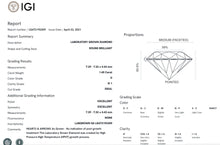 Load image into Gallery viewer, The Eliza - 1.45ct lab grown diamond solitaire ring in 14k white gold