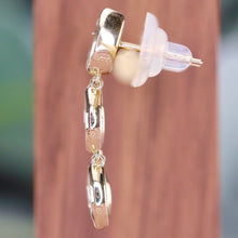 Load image into Gallery viewer, SPECIAL!  Lab grown pear shaped Diamond drop earrings in 14k yellow gold