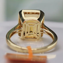 Load image into Gallery viewer, SPECIAL!  Vibrant Citrine and diamond ring in 14k yellow gold by EFFY
