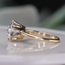 Load image into Gallery viewer, SPECIAL! Vintage setting with 3.20ct OEC lab grown diamond in 14k yellow gold