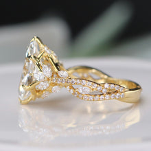 Load image into Gallery viewer, SPECIAL!  3.02ct marquise cut lab grown diamond ring in 14k yellow gold