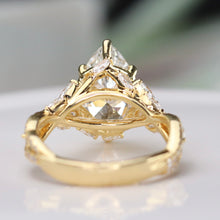 Load image into Gallery viewer, SPECIAL!  3.02ct marquise cut lab grown diamond ring in 14k yellow gold