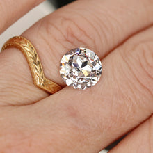 Load image into Gallery viewer, 5.00ct old european cut loose lab grown diamond F/VVS2 with IGI report