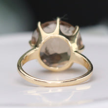 Load image into Gallery viewer, SPECIAL!  Vintage Smokey quartz ring in 14k yellow gold