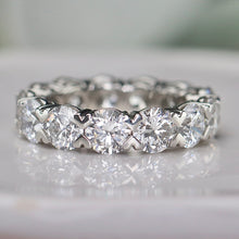 Load image into Gallery viewer, Lab grown diamond 7.15ctw eternity band ring in platinum