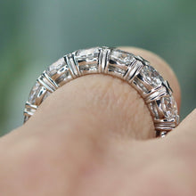 Load image into Gallery viewer, Lab grown diamond 7.15ctw eternity band ring in platinum