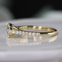 Load image into Gallery viewer, SPECIAL: 1.75ctw oval cut lab grown diamond ring in 14k yellow gold