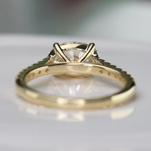 Load image into Gallery viewer, SPECIAL: 1.75ctw oval cut lab grown diamond ring in 14k yellow gold