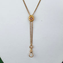 Load image into Gallery viewer, SPECIAL!  Estate Vintage guard chain necklace in yellow gold