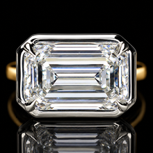 Load image into Gallery viewer, MADE TO ORDER: Kaylie setting in 14k yellow and white gold