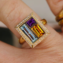 Load image into Gallery viewer, Chocolate Box ring by Andrew Geoghegan in 18k yellow gold