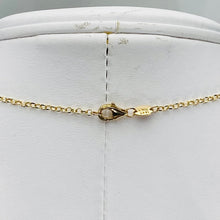 Load image into Gallery viewer, Stunning Art Deco style mother of Pearl necklace in 14k yellow gold