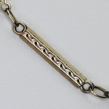 Load image into Gallery viewer, Vintage watch chain in white gold