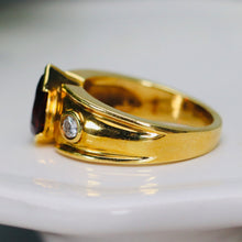 Load image into Gallery viewer, Find the perfect vintage garnet ring for any occasion on our website. Our antique and contemporary garnet rings have been hand selected for quality and desirability.