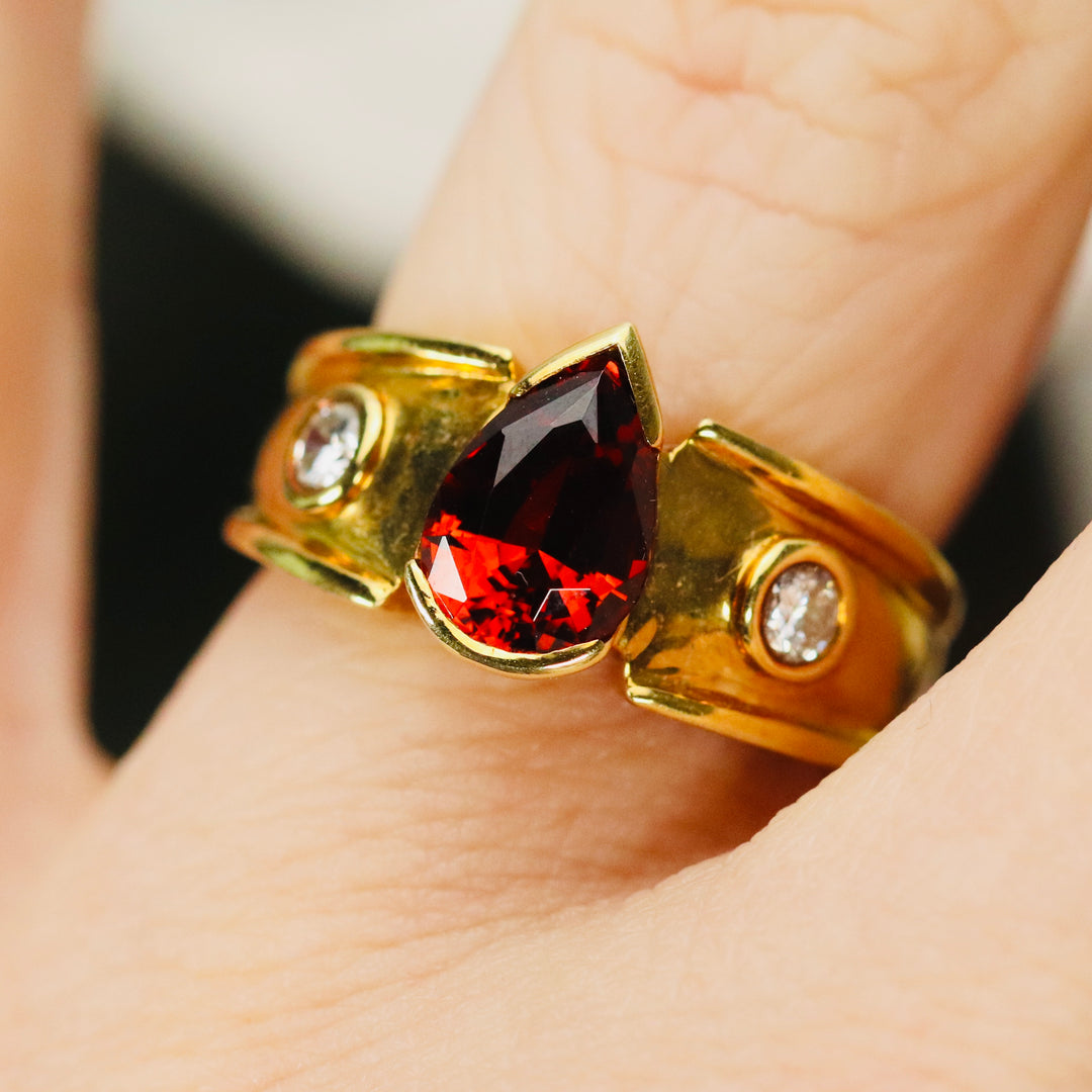 Find the perfect vintage garnet ring for any occasion on our website. Our antique and contemporary garnet rings have been hand selected for quality and desirability.