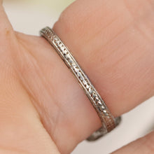 Load image into Gallery viewer, GIA Art Deco Sapphire and diamond ring in 18k white gold
