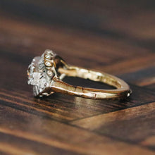 Load image into Gallery viewer, Vintage diamond ring in 14k gold from Manor Jewels