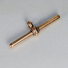 Load image into Gallery viewer, Solid rose gold T bar pendant charm