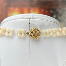 Load image into Gallery viewer, Vintage angelskin coral necklace with 14k clasp