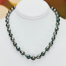Load image into Gallery viewer, Tahitian baroque pearl strand with 14k white gold clasp