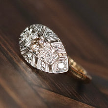 Load image into Gallery viewer, Vintage diamond ring in 14k gold from Manor Jewels